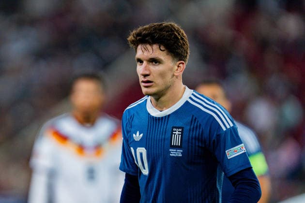 Nations League, Group A, Matchday 2, Germany vs. Greece on September 27, 2026, at the WWK Arena in Augsburg Christos Tzolis Copyright: xBahhoxKarax