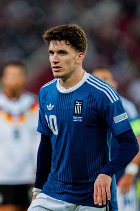 Nations League, Group A, Matchday 2, Germany vs. Greece on September 27, 2026, at the WWK Arena in Augsburg Christos Tzolis Copyright: xBahhoxKarax