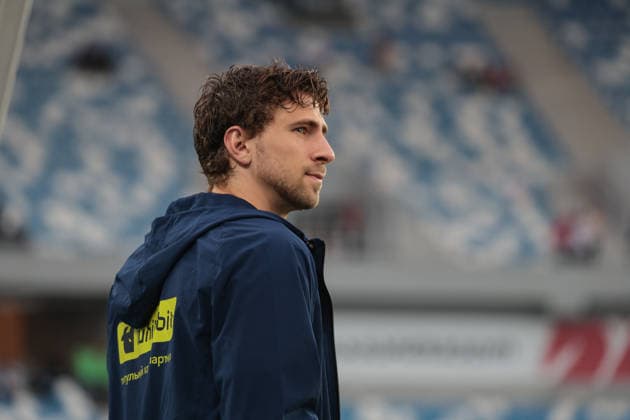 Illia Zabarnyi of Ukraine before the UEFA Nations League match between Georgia and Ukraine at the The Boris Paitchadze Dinamo Arena in Tbilisi, Georgia, on September 28, 2026. Tbilisi Dinamo Arena named after Boris P Georgia Copyright: xArturxStabulnieksx 1700009