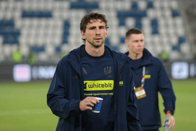 Illia Zabarnyi of Ukraine before the UEFA Nations League match between Georgia and Ukraine at the The Boris Paitchadze Dinamo Arena in Tbilisi, Georgia, on September 28, 2026. Tbilisi Dinamo Arena named after Boris Paichadze, Akaki Tsereteli Avenue, Didube, Tbilisi, 0154, Georgia Georgia Copyright: xArturxStabulnieksx 1700509