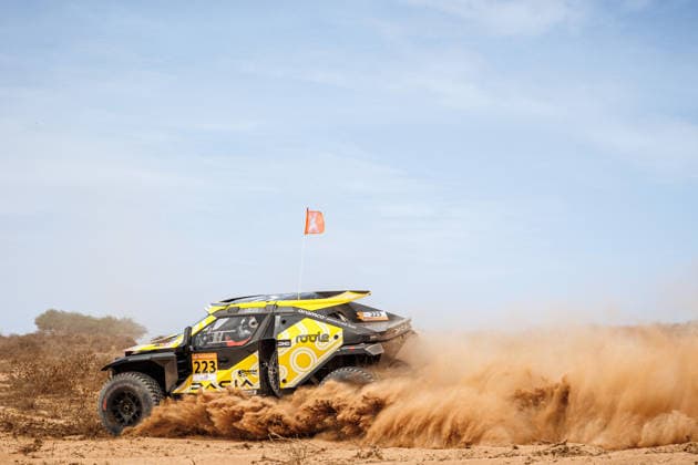 W2RC - RALLYE DU MAROC 2026 223 MORAES Lucas (bra), MORENO Pablo (esp), Dacia Sandrider, The Dacia Sandriders, FIA W2RC, ULT T1+, action, during the Prologue of the Rallye du Maroc 2026, 4th round of the 2026 WR2C Championship from September 28, 2026 in Agadir, Morocco - AgadirMorocco Copyright: xFREDERICxLExFLOCxHx