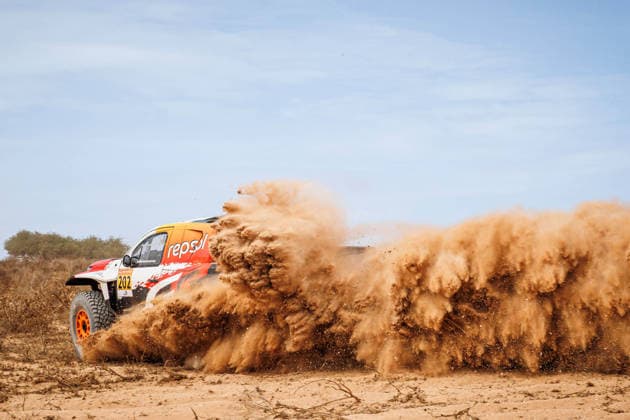 W2RC - RALLYE DU MAROC 2026 202 LATEGAN Henk (rsa), CUMMINGS Brett (rsa), Toyota Hilux GR, Toyota Gazoo Racing W2RC, FIA W2RC,ULT T1+, action, during the Prologue of the Rallye du Maroc 2026, 4th round of the 2026 WR2C Championship from September 28, 2026 in Agadir, Morocco - AgadirMorocco Copyright: xFREDERICxLExFLOCxHx