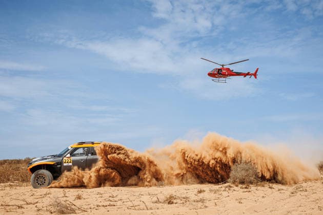 W2RC - RALLYE DU MAROC 2026 222 DE MEVIUS Guillaume (bel), BAUMEL Mathieu (fra), X-Raid Mini JCW 3.0i, X-Raid Team, FIA W2RC, ULT T1+, action, during the Prologue of the Rallye du Maroc 2026, 4th round of the 2026 WR2C Championship from September 28, 2026 in Agadir, Morocco - AgadirMorocco Copyright: xFREDERICxLExFLOCxHx