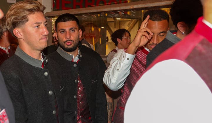 September 28, 2026, Germany, Stuttgart, Bundesliga, VfB Stuttgart at the Cannstatter Volksfest, Wasen, Angelo Stiller, Deniz Undav