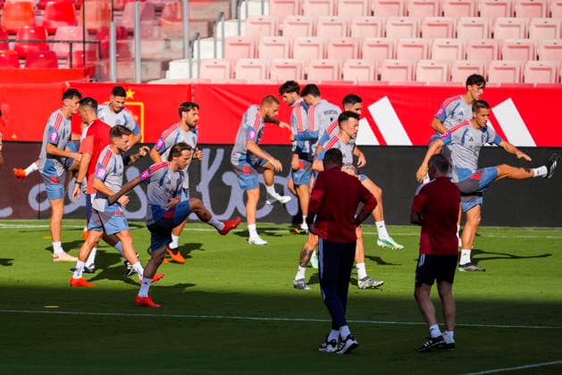 September 28, 2026, Sevilla, Sevilla, Spain: Luka Modric of Croatia during training session the UEFA Nations League 2026 27 group phase football match played between Spain and Croatia at Ramon Sanchez-Pizjuan stadium on September 28, 2026, in Sevilla, Spain. Sevilla Spain - ZUMAa181 20260928_zaa_a181_030 Copyright: xJoaquoÂ­NxCorcherox