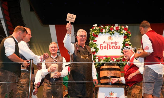 September 28, 2026, Germany, Stuttgart, Bundesliga soccer, VfB Stuttgart at the Cannstatter Volksfest, Wasen, VfB President Dietmar Allgaier