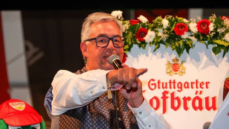 September 28, 2026, Germany, Stuttgart, Bundesliga soccer, VfB Stuttgart at the Cannstatter Volksfest, Wasen, VfB President Dietmar Allgaier
