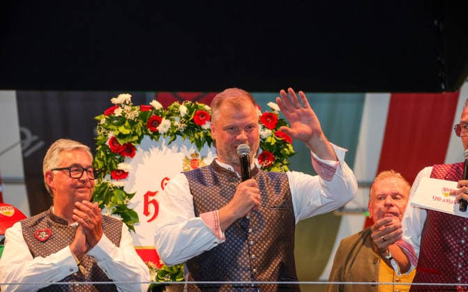 September 28, 2026, Germany, Stuttgart, Bundesliga, VfB Stuttgart at the Cannstatter Volksfest, Wasen, VfB Director of Sports Fabian Wohlgemuth