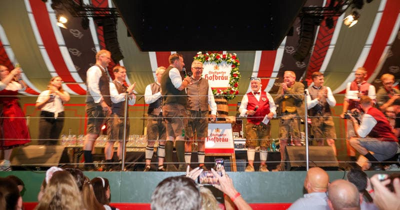September 28, 2026, Germany, Stuttgart, Bundesliga Soccer, VfB Stuttgart at the Cannstatter Volksfest, Wasen,
