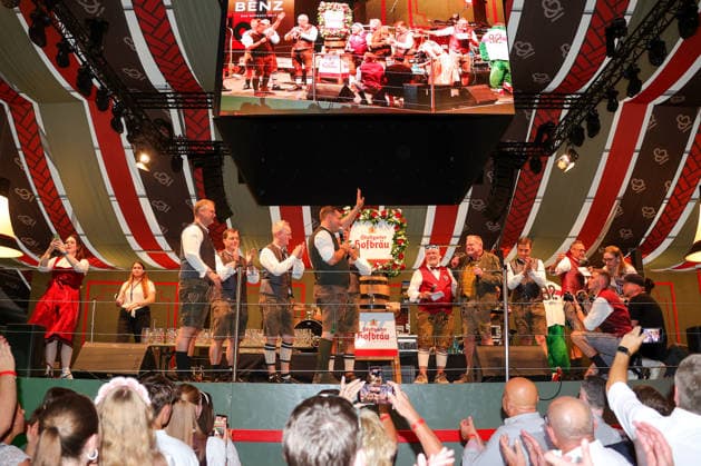 September 28, 2026, Germany, Stuttgart, Bundesliga Soccer, VfB Stuttgart at the Cannstatter Volksfest, Wasen,