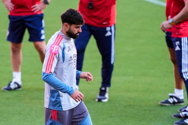 September 28, 2026, Sevilla, Sevilla, Spain: Josko Gvardiol of Croatia during training session the UEFA Nations League 2026 27 group phase football match played between Spain and Croatia at Ramon Sanchez-Pizjuan stadium on September 28, 2026, in Sevilla, Spain. Sevilla Spain - ZUMAa181 20260928_zaa_a181_044 Copyright: xJoaquoÂ­NxCorcherox