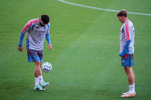 September 28, 2026, Sevilla, Sevilla, Spain: Josko Gvardiol of Croatia during training session the UEFA Nations League 2026 27 group phase football match played between Spain and Croatia at Ramon Sanchez-Pizjuan stadium on September 28, 2026, in Sevilla, Spain. Sevilla Spain - ZUMAa181 20260928_zaa_a181_047 Copyright: xJoaquoÂ­NxCorcherox