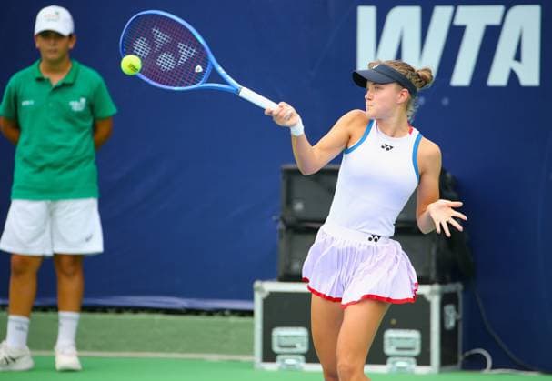 WTA, Tennis Damen 125 Adana Open Tennis Tournament ADANA, TURKIYE - SEPTEMBER 28: Czech tennis player Vendula Valdmannova competes against Croatia s Antonia Ruzic (not seen) during their round of 32 match at the WTA 125 Adana Open Tennis Tournament at Adana Tennis, Mountain and Water Sports Club (ATDSK) in Adana, Turkiye on September 28, 2026. Yakup Saglam Anadolu Adana Turkey. Editorial use only. Please get in touch for any other usage.  Copyright: x2026xAnadoluxYakupxSaglamx