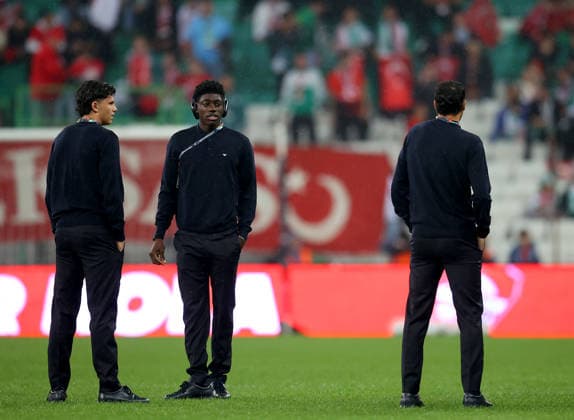Turkiye v Italy - UEFA Nations League A BURSA, TURKIYE - SEPTEMBER 28: The Italian national football team arrives to the pitch at Yuzuncu Yil Ataturk Stadium for its second Group 1 match against Turkiye in UEFA Nations League A, in Bursa, Turkiye on September 28, 2026. Ali Atmaca Anadolu Bursa Turkey. Editorial use only. Please get in touch for any other usage.  Copyright: x2026xAnadoluxAlixAtmacax