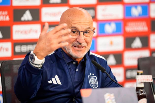 September 28, 2026, Sevilla, Sevilla, Spain: Luis de la Fuente, head coach of Spain, attends his press conference, PK, Pressekonferenz before the UEFA Nations League 2026 27 group phase football match played between Spain and Croatia at Ramon Sanchez-Pizjuan stadium on September 28, 2026, in Sevilla, Spain. Spain Press Conference - UEFA Nations League 2026 27  - ZUMAa181 20260928_zaa_a181_064 Copyright: xJoaquoÂ­NxCorcherox