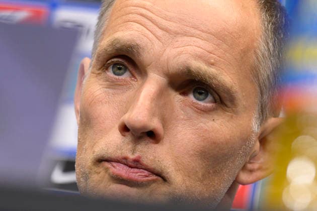 Head coach Thomas Tuchel at the press conference, PK, Pressekonferenz of the England national soccer team ahead of the Czechia vs. England match, a Group A3 match in the second round of the UEFA Nations League, in Prague, Czech Republic, on September 28, 2026, Prague. (CTKxPhoto MichalxKamaryt) CTKPhotoP2026092806996  CTKPhotoP2026092806996