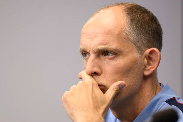 Head coach Thomas Tuchel at the press conference, PK, Pressekonferenz of the England national soccer team ahead of the Czechia vs. England match, a Group A3 match in the second round of the UEFA Nations League, in Prague, Czech Republic, on September 28, 2026, Prague. (CTKxPhoto MichalxKamaryt) CTKPhotoP2026092807026  CTKPhotoP2026092807026