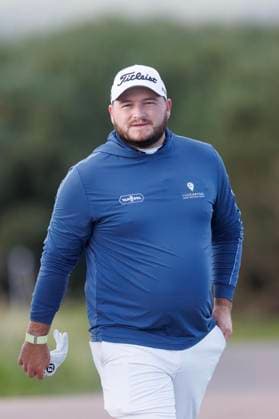 28th September 2026; The Old Course, St Andrews Links, St Andrews, Scotland; DP World Tour Golf, Alfred Dunhill Links Championship, Practice Day; Zander Lombard of South Africa walks down the fourteenth hole during a practice round DavidxYoung