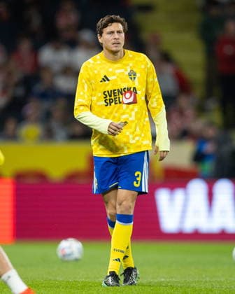 STOCKHOLM, SWEDEN - SEPTEMBER 28: Victor Lindelof during the UEFA Nations League Group B4 Round 2 MD1 match between Sweden nad Poland at Strawberry Arena on September 25, 2026 in Stockholm, Sweden --- Pilka nozna. Liga Narodow B Grupa 4 mecz : Szwecja - Polska (Photo by Igor Jakubowski Arena Akcji) NEWSPIX.PL --- newspix.pl 