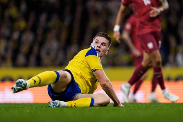September 28, 2026: Viktor Gyökeres of Sweden during the Nations League soccer match between Sweden and Poland on September 28, 2026 in Stockholm. Photo by Joel Marklund, BILDBYRAN. Code: JM JM0857 bbeng soccer football international match Nations League UEFA Nations League Sweden Sweden A Poland  Copyright: JOELxMARKLUND BB260928JM009