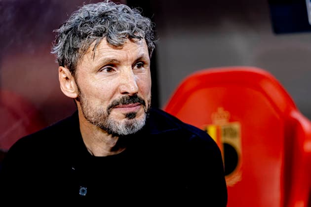 BRUSSELS: Belgium national team coach Mark van Bommel during the UEFA Nations League match between Belgium and France at King Baudouin Stadium on September 28, 2026, in Brussels, Belgium. Photo by DeFodi Images