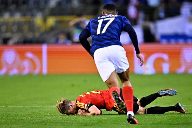 Belgium v France - UEFA Nations League 2026 BRUSSELS, BELGIUM - SEPTEMBER 28 : De Bruyne Kevin forward of Belgium during the UEFA Nations League tournament league phase matchday 2 group A1 match between Belgium and France on September 28, 2026 in Brussels, Belgium, 28 09 2026 Brussels Belgium  Copyright: xTomasxSiskx