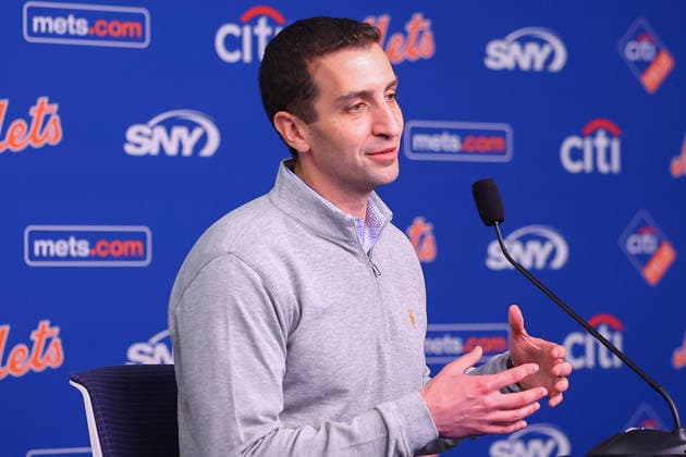 Mets David Stearns Year End press conference, PK, Pressekonferenz New York Mets President of Baseball Operations David Stearns speaks to the media during a press conference in the Shannon Forde Press Conference Room at Citi Field in Corona, on September 28, 2026. Flushing, Queens N.Y. United States  Copyright: xGordonxDonovanx originalFilename:donovan-mlbphila260928_npDjn.jpg