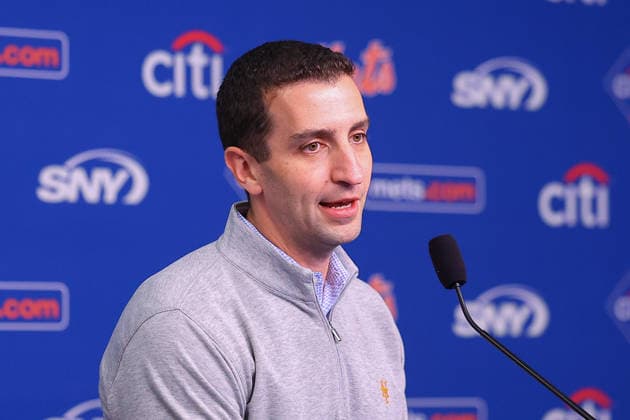 Mets David Stearns Year End press conference, PK, Pressekonferenz New York Mets President of Baseball Operations David Stearns speaks to the media during a press conference in the Shannon Forde Press Conference Room at Citi Field in Corona, on September 28, 2026. Flushing, Queens N.Y. United States  Copyright: xGordonxDonovanx originalFilename:donovan-mlbphila260928_npQcC.jpg