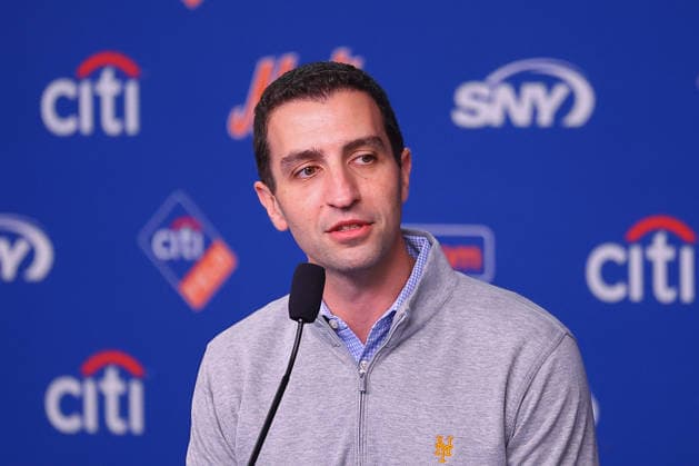 Mets David Stearns Year End press conference, PK, Pressekonferenz New York Mets President of Baseball Operations David Stearns speaks to the media during a press conference in the Shannon Forde Press Conference Room at Citi Field in Corona, on September 28, 2026. Flushing, Queens N.Y. United States  Copyright: xGordonxDonovanx originalFilename:donovan-mlbphila260928_npu2z.jpg