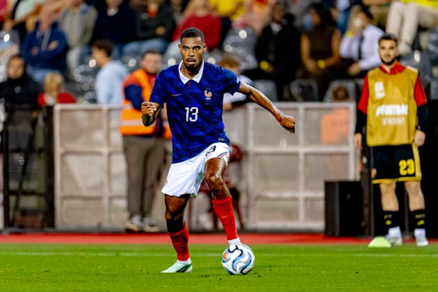 BRUSSELS: France midfielder Andy Diouf during the UEFA Nations League match between Belgium and France at King Baudouin Stadium on September 28, 2026, in Brussels, Belgium. Photo by DeFodi Images