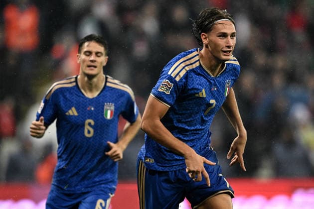 Db Bursa 28 09 2026 - Nations League Turchia-Italia foto Daniele Buffa Image nella foto: esultanza gol Pio Esposito 