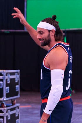 September 28, 2026, Inglewood, California, USA: Max Strus 31 during the Los Angeles Clippers Media Day on Monday September 28, 2026 at Intuit Dome in Inglewood, California. ARIANA RUIZ PI 2026 Clippers Media Day  - ZUMAp124 20260928_zaa_p124_003 Copyright: xArianaxRuizx