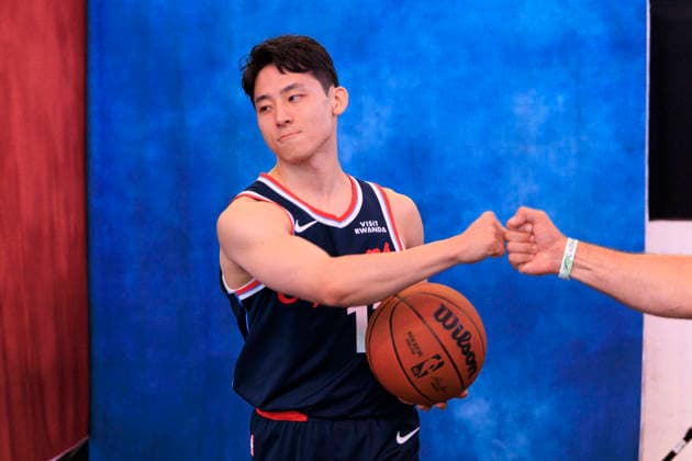 September 28, 2026, Inglewood, California, USA: Yuki Kawamura 17 during the Los Angeles Clippers Media Day on Monday September 28, 2026 at Intuit Dome in Inglewood, California. ARIANA RUIZ PI 2026 Clippers Media Day  - ZUMAp124 20260928_zaa_p124_009 Copyright: xArianaxRuizx