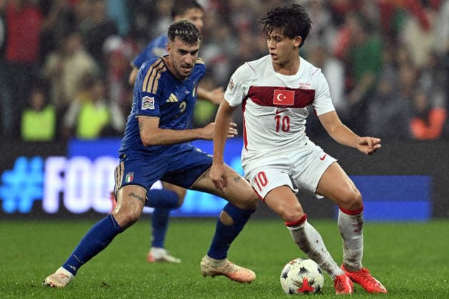 Db Bursa 28 09 2026 - Nations League Turchia-Italia foto Daniele Buffa Image nella foto: Arda Guler-Matteo Ruggeri 