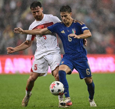 Db Bursa 28 09 2026 - Nations League Turchia-Italia foto Daniele Buffa Image nella foto: Nicolo Fagioli-Salih Ozcan 