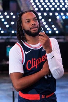 September 28, 2026, Inglewood, California, USA: Darius Garland 10 during the Los Angeles Clippers Media Day on Monday September 28, 2026 at Intuit Dome in Inglewood, California. ARIANA RUIZ PI 2026 Clippers Media Day  - ZUMAp124 20260928_zaa_p124_010 Copyright: xArianaxRuizx
