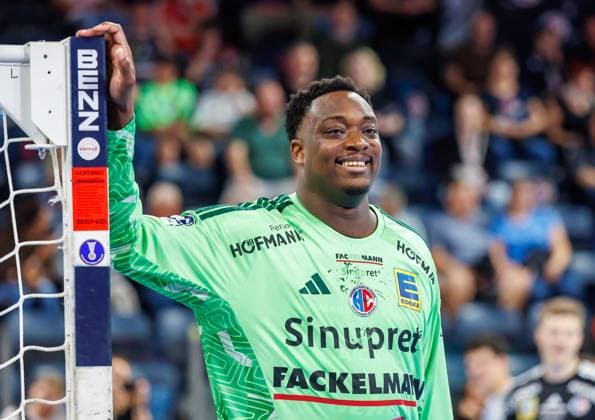 September 28, 2026 Handball 1st Bundesliga OPEL HBL 2026–2027 Season, Matchday 6: HC Erlangen (Nuremberg Metropolitan Region) vs. HCE ThSV Eisenach (Women s Team) xdaxmax Rubens Pierre 93, HC Erlangen HCE is delighted