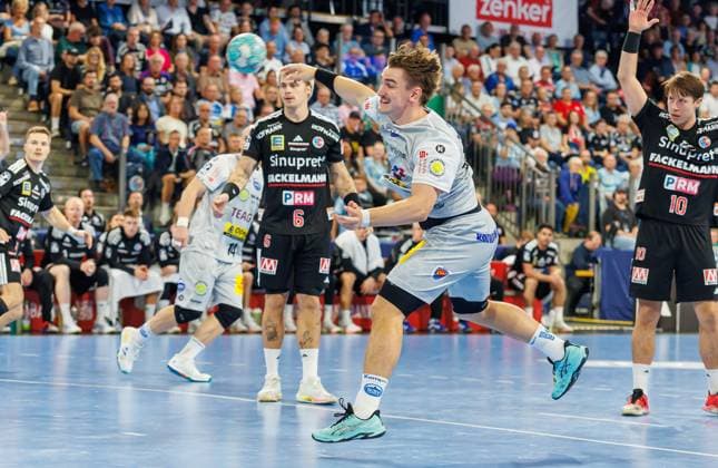 September 28, 2026 Handball 1st Bundesliga OPEL HBL 2026–2027 Season, Matchday 6: HC Erlangen (Nuremberg Metropolitan Region) vs. HCE ThSV Eisenach (Women s Team) xdaxmax Felix Aellen 22, ThSV Eisenach