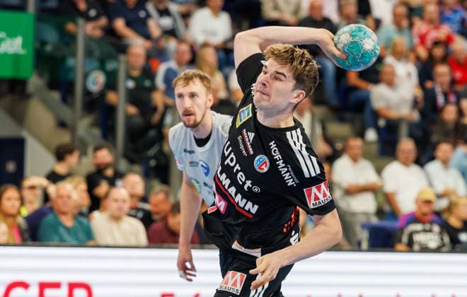 September 28, 2026 Handball 1st Bundesliga OPEL HBL 2026–2027 Season, Matchday 6: HC Erlangen (Nuremberg Metropolitan Region) vs. HCE ThSV Eisenach (Women s Team) xdaxmax Yannik Bialowas 7, HC Erlangen HCE