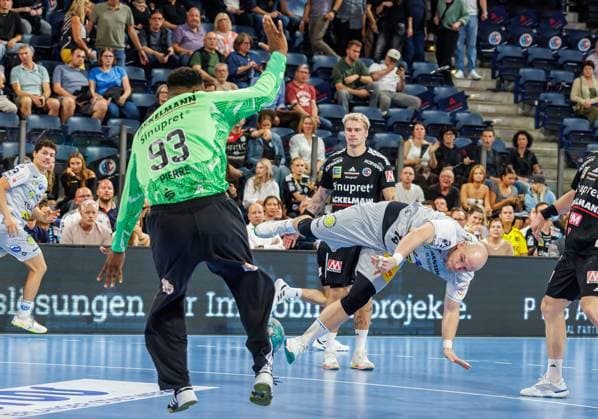 September 28, 2026 Handball 1st Bundesliga OPEL HBL 2026–2027 Season, Matchday 6: HC Erlangen (Nuremberg Metropolitan Region) vs. HCE ThSV Eisenach Women’s Team xdaxmax Rubens Pierre 93, HC Erlangen HCE Peter Walz 14, ThSV Eisenach