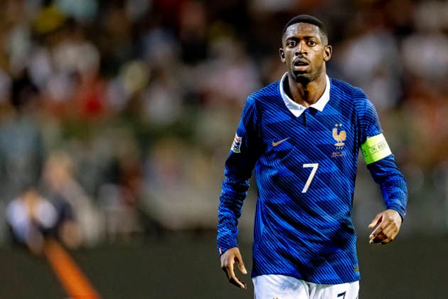 BRUSSELS: French forward Ousmane Dembélé during the UEFA Nations League match between Belgium and France at King Baudouin Stadium on September 28, 2026, in Brussels, Belgium. Photo by DeFodi Images