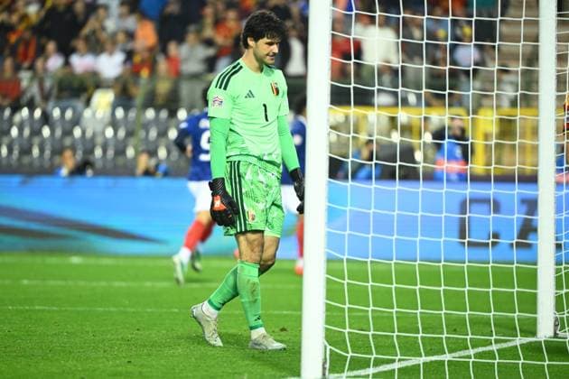 Belgium v France - UEFA Nations League 2026 BRUSSELS, BELGIUM - SEPTEMBER 28 : Lammens Senne goalkeeper of Belgium during the UEFA Nations League tournament league phase matchday 2 group A1 match between Belgium and France on September 28, 2026 in Brussels, Belgium, 28 09 2026 Brussels Belgium  Copyright: xVincentxKalutx