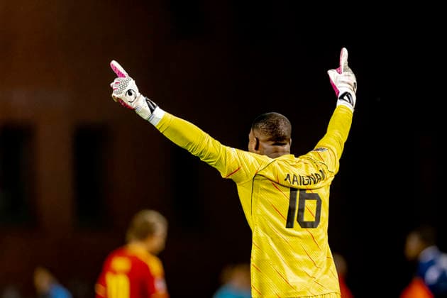 BRUSSELS: France goalkeeper Mike Maignan during the UEFA Nations League match between Belgium and France at King Baudouin Stadium on September 28, 2026, in Brussels, Belgium. Photo by DeFodi Images