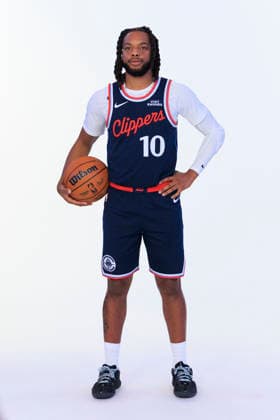 September 28, 2026, Inglewood, California, USA: Darius Garland 10 during the Los Angeles Clippers Media Day on Monday September 28, 2026 at Intuit Dome in Inglewood, California. ARIANA RUIZ PI 2026 Clippers Media Day  - ZUMAp124 20260928_zaa_p124_025 Copyright: xArianaxRuizx