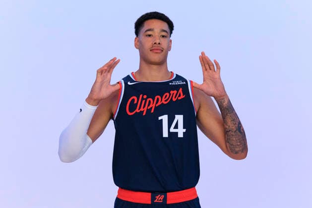 September 28, 2026, Inglewood, California, USA: Yanic Konan Niederhauser 14 during the Los Angeles Clippers Media Day on Monday September 28, 2026 at Intuit Dome in Inglewood, California. ARIANA RUIZ PI 2026 Clippers Media Day  - ZUMAp124 20260928_zaa_p124_026 Copyright: xArianaxRuizx
