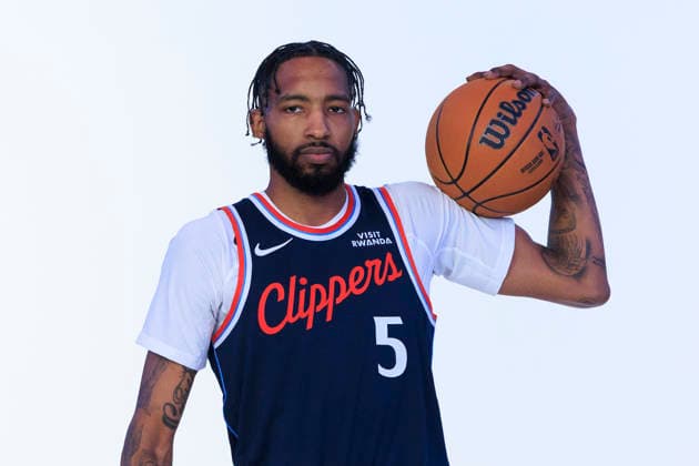September 28, 2026, Inglewood, California, USA: Derrick Jones Jr. 5 during the Los Angeles Clippers Media Day on Monday September 28, 2026 at Intuit Dome in Inglewood, California. ARIANA RUIZ PI 2026 Clippers Media Day  - ZUMAp124 20260928_zaa_p124_029 Copyright: xArianaxRuizx