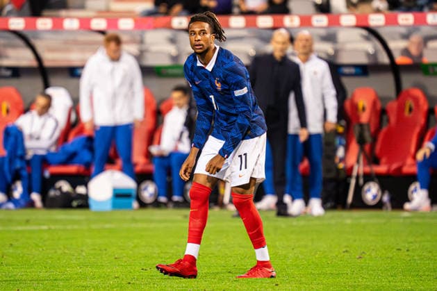 2026-09-28 Belgium v France - UEFA Nations League 2026 27 Group A1 MD2 BRUSSELS, BELGIUM - SEPTEMBER 28: Michael Olise of France looks on during the UEFA Nations League 2026 27 Group A1 MD2 match between Belgium and France at Stade Roi Baudouin on September 28, 2026 in Brussels, Belgium. (Photo by Gabriel Calvino Alonso BSR Agency) Brussels Belgium Content not available for redistribution in The Netherlands directly or indirectly through any third parties. Copyright: xBSRxAgencyx