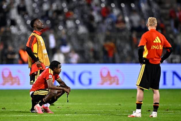 Belgium v France - UEFA Nations League 2026 BRUSSELS, BELGIUM - SEPTEMBER 28 : Ngoy Nathan defender of Belgium after the UEFA Nations League tournament league phase matchday 2 group A1 match between Belgium and France on September 28, 2026 in Brussels, Belgium, 28 09 2026 Brussels Belgium  Copyright: xTomasxSiskx