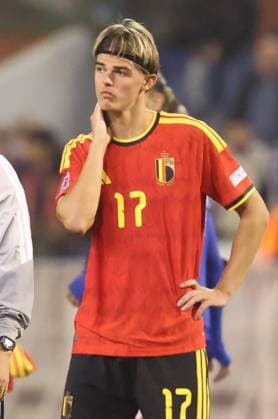 Belgium s Charles De Ketelaere looks dejected after losing a soccer game between Belgian national team, Nationalteam Red Devils and France, on Monday 28 September 2026 in Brussels, the second game of the UEFA Nations League group stage. VIRGINIExLEFOUR  x188125610x