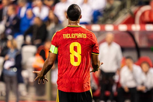 2026-09-28 Belgium v France - UEFA Nations League 2026 27 Group A1 MD2 BRUSSELS, BELGIUM - SEPTEMBER 28: Youri Tielemans of Belgium disappointed during the UEFA Nations League 2026 27 Group A1 MD2 match between Belgium and France at Stade Roi Baudouin on September 28, 2026 in Brussels, Belgium. (Photo by Gabriel Calvino Alonso BSR Agency) Brussels Belgium Content not available for redistribution in The Netherlands directly or indirectly through any third parties. Copyright: xBSRxAgencyx